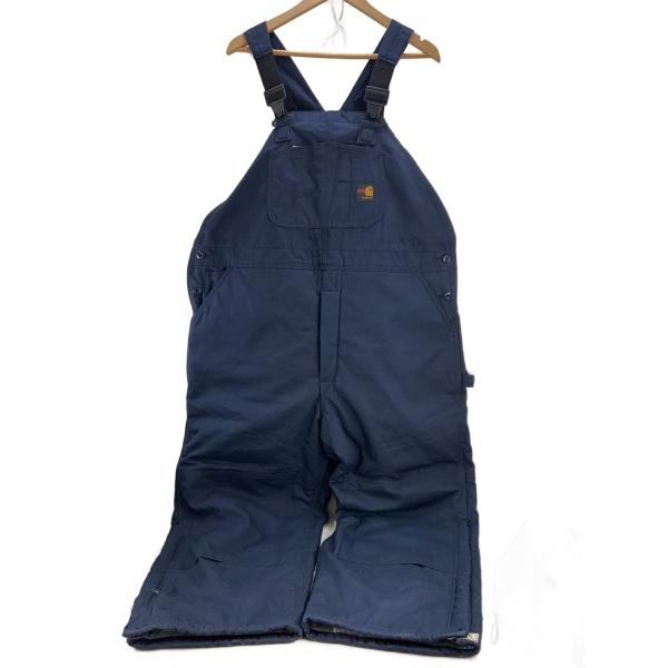 Carhartt◆80s/星タグ/FR/CAUTION/オーバーオール/--/コットン/NVY//
