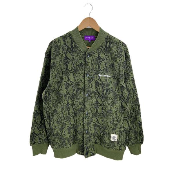 Blackeyepatch◆oe logo python sweat stadium jacket/...