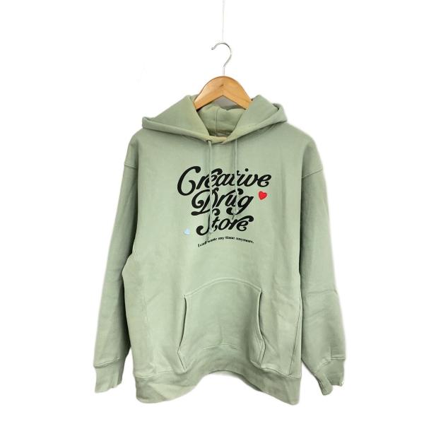 CREATIVE DRUG STORE◆×VERDY/パーカー/XL/コットン/GRN/無地/状態考...