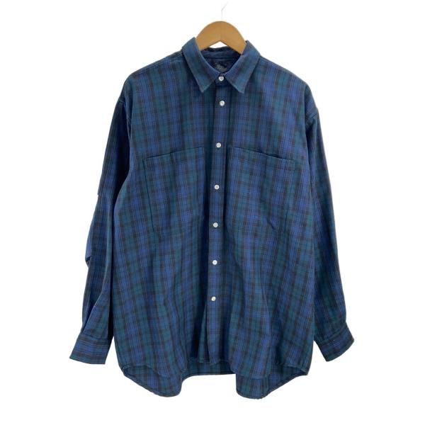 DAIWA PIER39◆21AW/TECH FLANNEL WORKERS SHIRT/L/ポリエ...
