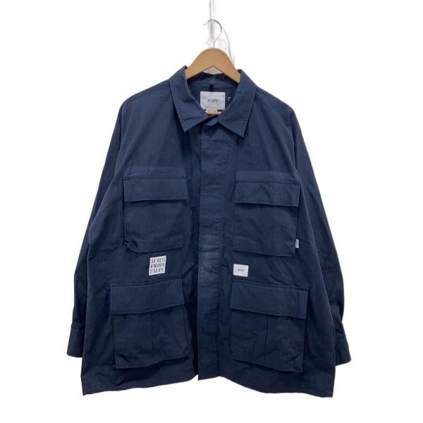 WTAPS◆JMOD 01/LS/NYCO.RIPSTOP.IDENTITY/4/コットン/NVY/...