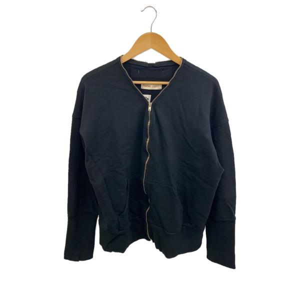 barbell object◆ジップパーカー/FREE/コットン/BLK/bo-24a-c04//