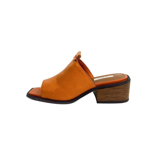 AMERI◆サンダル/S/ORN/レザー