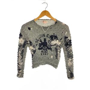MASU◆POPCORN SWEATSHIRT/46/ポリエステル/マルチカラー/MMSS-CS0123