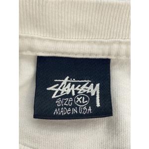 STUSSY◆長袖Tシャツ/XL/コットン/WHTの詳細画像2