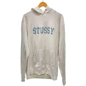 STUSSY◆パーカー/XL/コットン/WHT