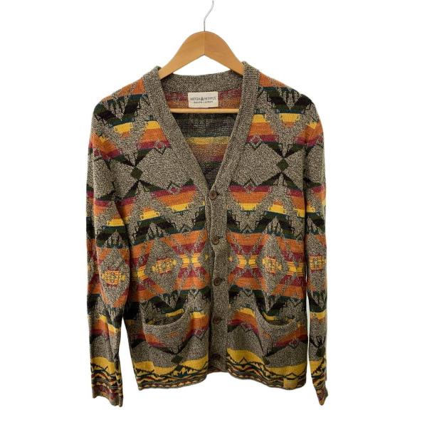 Denim &amp; Supply Ralph Lauren◆ネイティブ柄ジャガードニットカーディガン/L...