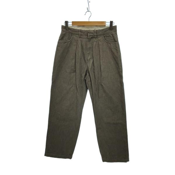 FARAH◆23SS/Two-tuck Wide Tapered Pants/30/コットン/GRY...
