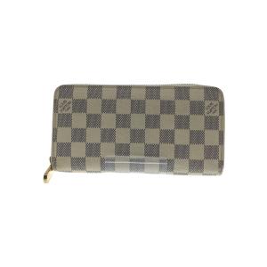 LOUIS VUITTON◆ジッピー・ウォレット_ダミエアズール/PVC/WHT/N41660/角擦れ有