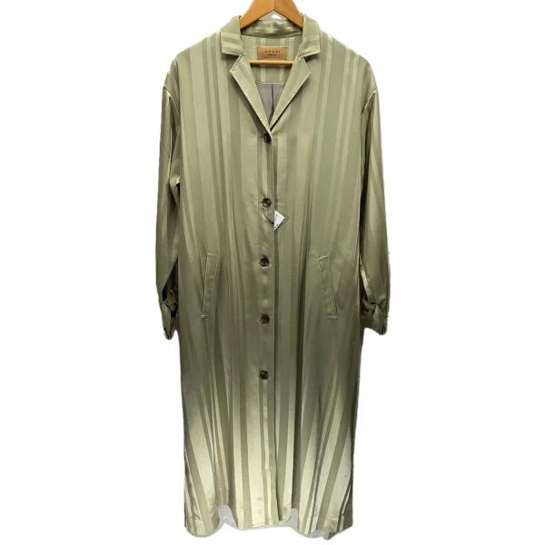 AMERI◆コート/--/ポリエステル/GRN/ストライプ//