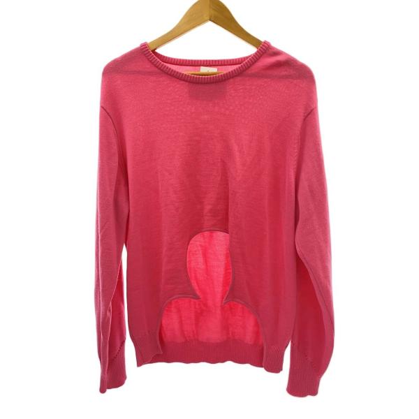 A MACHINE◆ニット・セーター(薄手)/3/ウール/PNK/無地