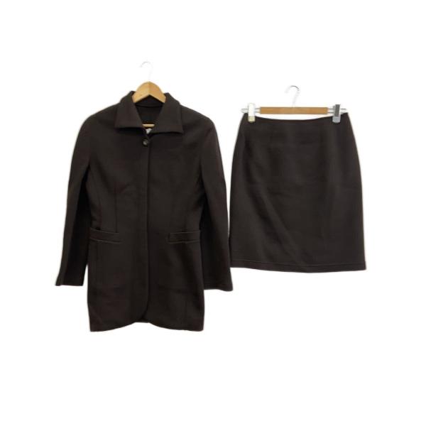 Christian Dior◆80s-90/カネボウ社/セットアップ/11/ウール/BRW//