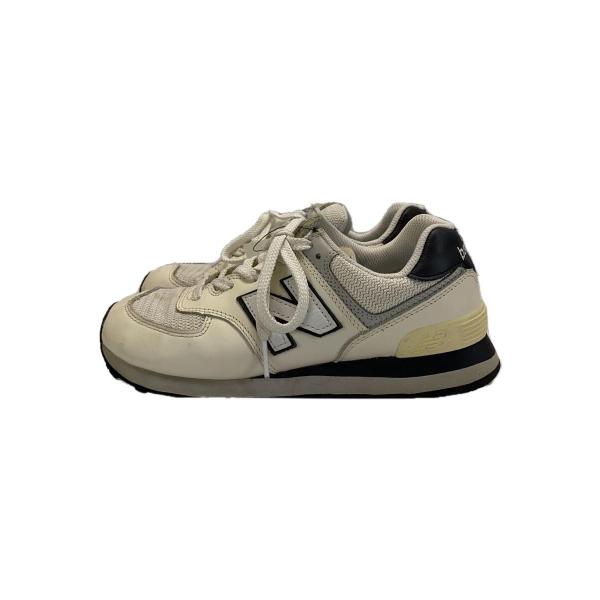 NEW BALANCE◆ML574/ホワイト/23.5cm/WHT