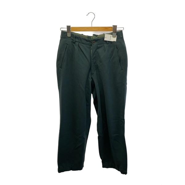 GERMAN MILITARY◆推定50s〜60s/サスペンダースラックスパンツ/76/ウール/GR...