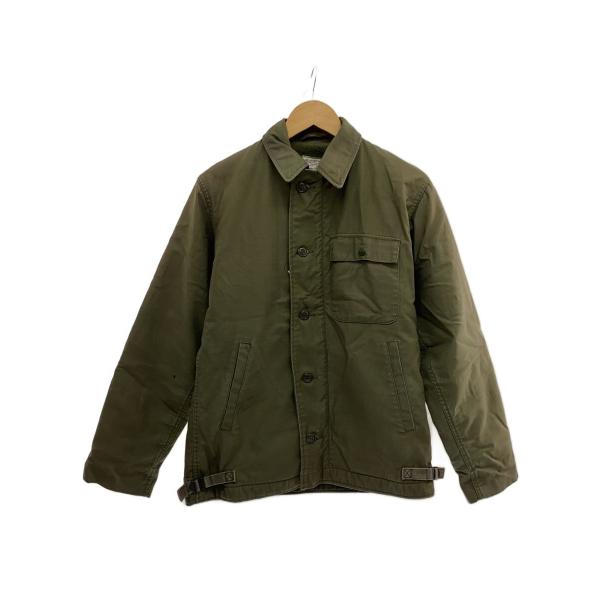 US.ARMY◆80s/A-2/デッキジャケット/S/コットン/8415-00-753-5611/第...