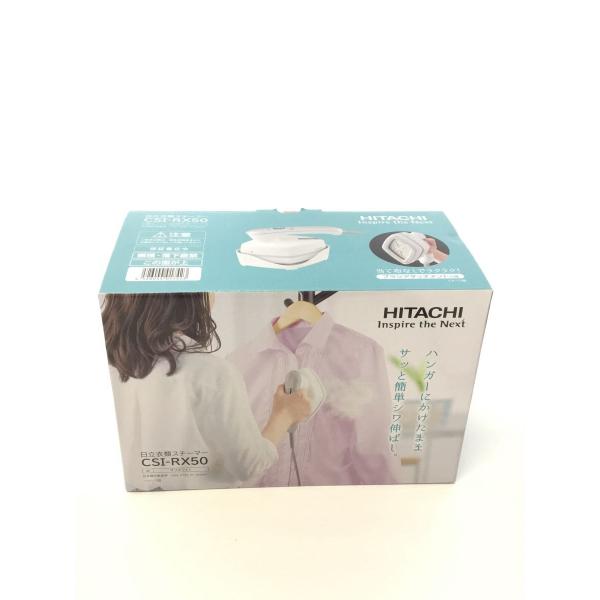 HITACHI◆日立衣類スチーマー/アイロン CSI-RX50 W/オフホワイト//