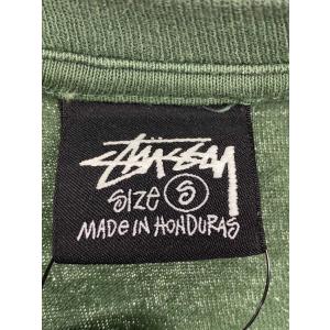 STUSSY◆Tシャツ/S/コットン/GRN/無地の詳細画像2