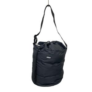 STUSSY◆ショルダーバッグ/ポリエステル/BLK/無地