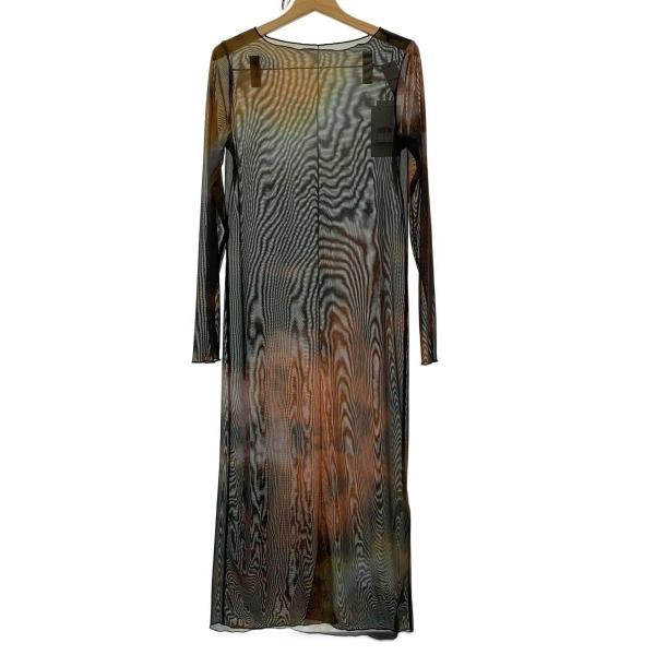 AMERI◆長袖ワンピース/M/ポリエステル/BLK//