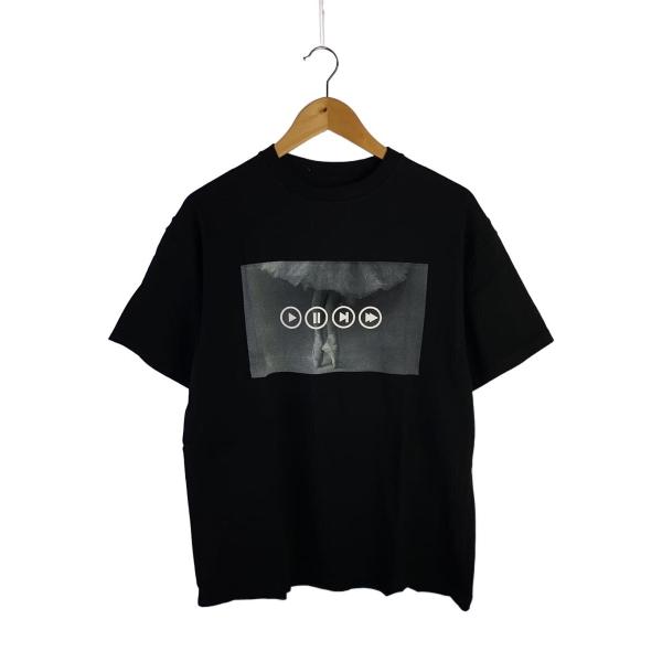 SEQUEL◆Tシャツ/M/コットン/BLK/SQ-23SS-ST-01