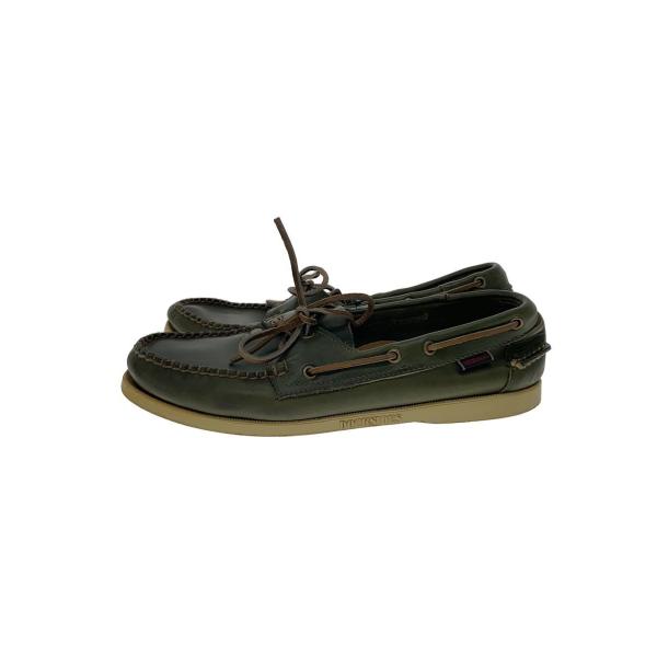 SEBAGO◆デッキシューズ/27.5cm/GRN/レザー