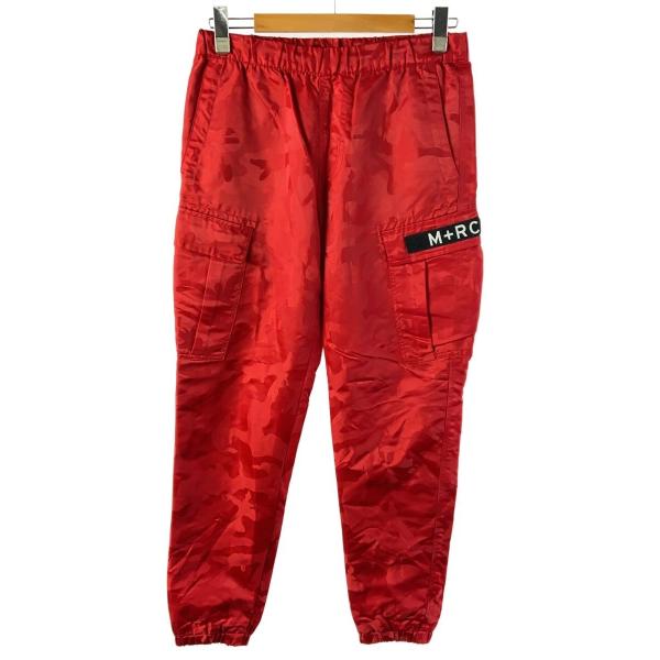 M+RC NOIR◆カモフラカーゴパンツ/ボトム/M/ナイロン/RED/カモフラ