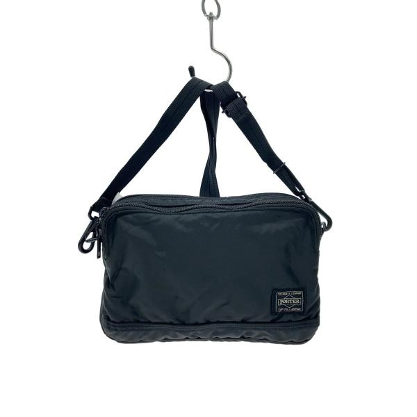 PORTER◆FLASH/SHOULDER BAG/ショルダーバッグ/ナイロン/BLK/689-05...