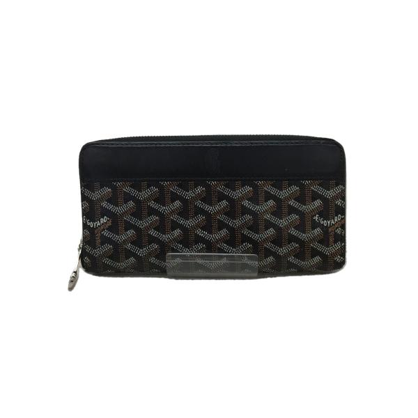 GOYARD◆長財布/PVC/BLK/メンズ