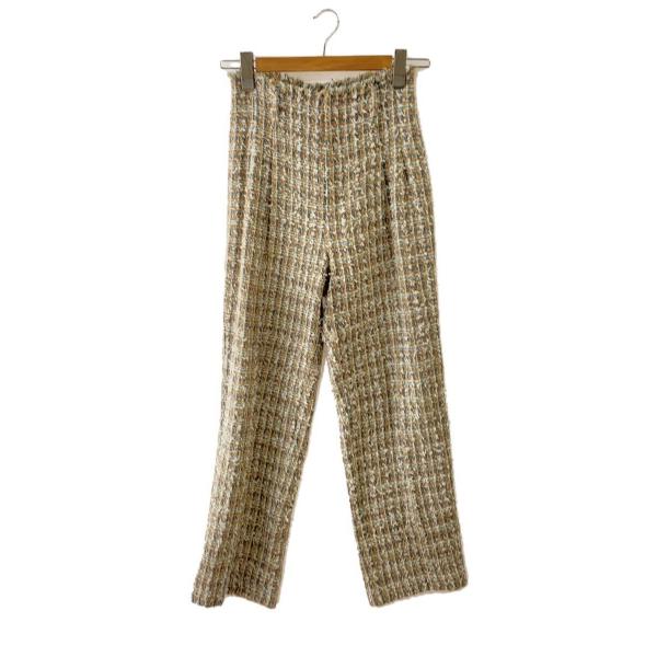 AMERI◆23SS/PLAYFUL TWEED/ ボトム/S/アクリル/マルチカラー/013108...