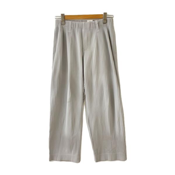 HOMME PLISSE ISSEY MIYAKE◆BASICSストレートプリーツパンツ/1/ポリエ...