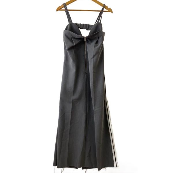 AMERI◆24AW/SIDE MARBELT LADY LIKE DRESS /M/ポリエステル/...