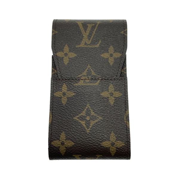 LOUIS VUITTON◆エテュイ・シガレット_モノグラム・キャンバス_BRW/PVC/BRW/モ...
