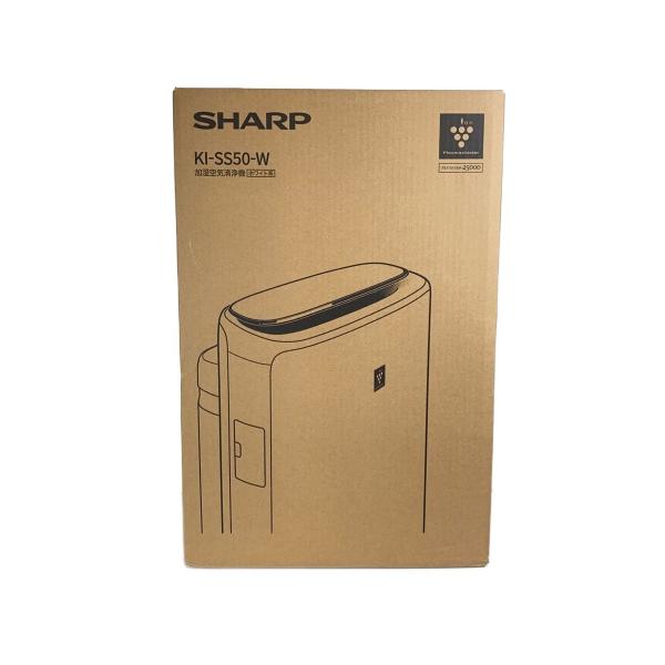 SHARP◆加湿空気清浄機 KI-SS50-W/ホワイト//