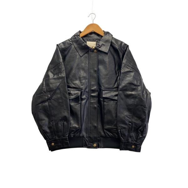 JaVa◆×Classical Elf/L/フェイクレザー/BLK/jv1070011/ヴィンテージ...