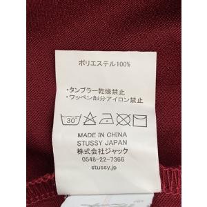 STUSSY◆シャツ/M/ポリエステル/RED//の詳細画像3