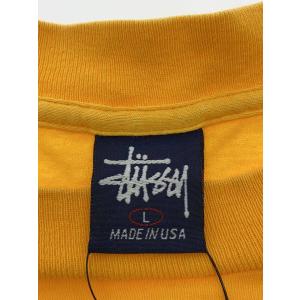 STUSSY◆Tシャツ/L/コットン/YLW/...の詳細画像2