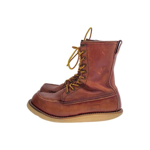 RED WING◆レースアップブーツ/BRW/レザー/877