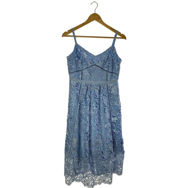 TED BAKER◆MIXED LACE MINI DRESS/キャミワンピース/3/BLU/WMD...