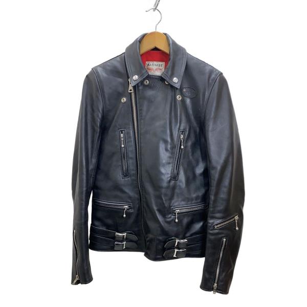 Lewis Leathers◆AVIAKIT/REAL HIDE/ダブルライダースジャケット/タイト...