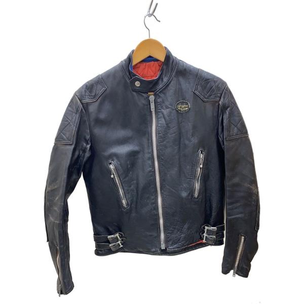 Lewis Leathers◆シングルライダースジャケット/--/レザー/BLK//