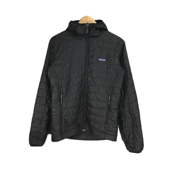 patagonia◆Nano Puff Hoody/ジャケット/XS/ポリエステル/BLK/STY8...