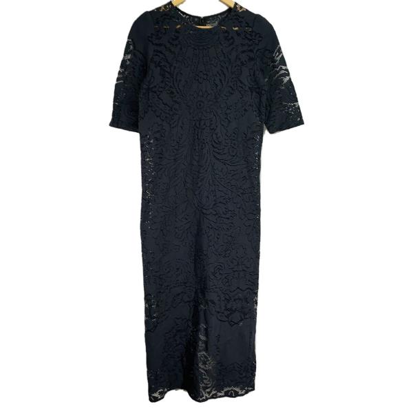 AMERI◆半袖ワンピース/M/コットン/GRY/01410561050