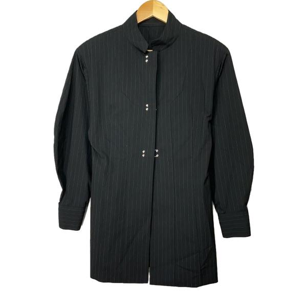 AMERI◆ジャケット/FREE/ポリエステル/BLK/02220460320