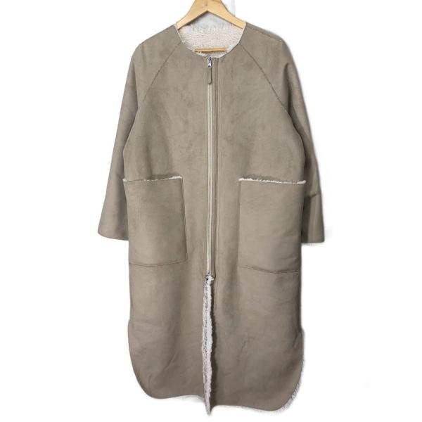 AMERI◆REVERSIBLE TWIN BOA COAT/リバーシブルツインコート/FREE/B...