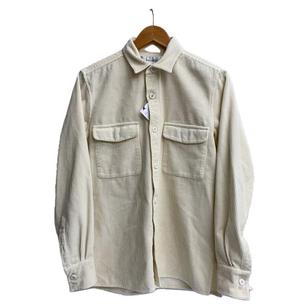 Bagutta◆ジャケット/46/コーデュロイ/WHT/11407