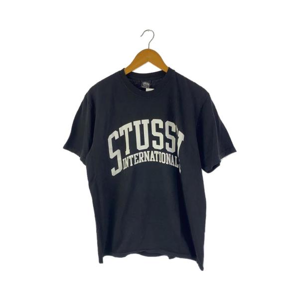 STUSSY◆Tシャツ/M/コットン/BLK