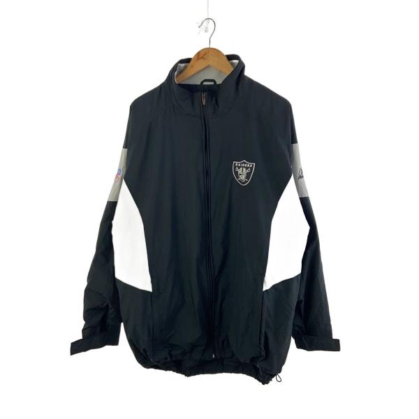NFL◆RAIDERS/ナイロンジャケット/XL/--/BLK