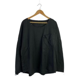 Porter Classic◆トップス/L/コットン/BLK/無地