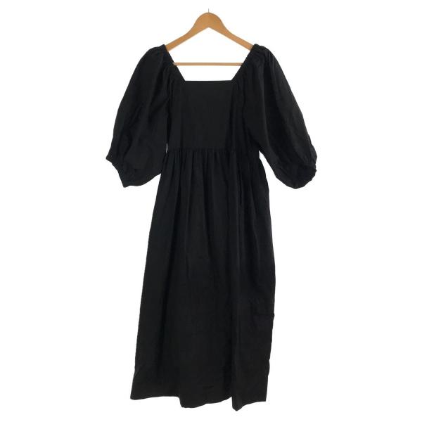 The Shinzone◆21SS/SQUARE NECK DRESS BLACK/FREE/コット...