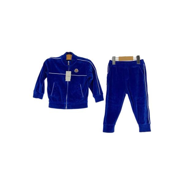 MONCLER◆セットアップ/90cm/コットン/BLU/無地/H29518M0009